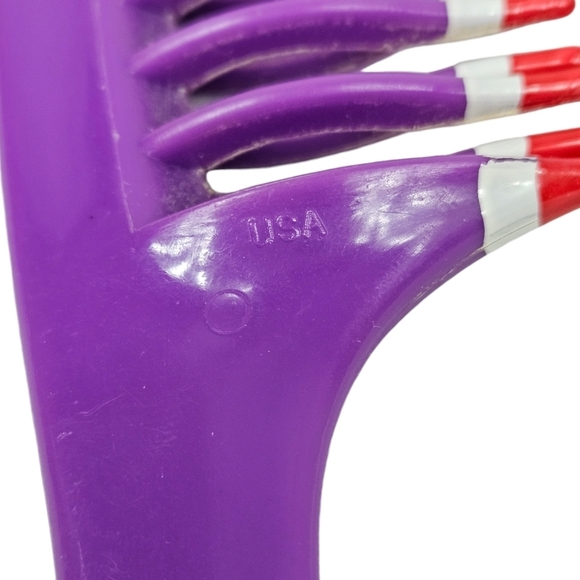 Vintage 90s Purple Wet‎ Hair Unbreakable Comb P66 - Picture 5 of 6